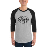 3/4 sleeve raglan shirt