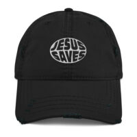 Distressed Hat - Black